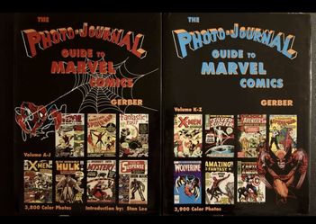 Photo-Journal Guide to Marvel Comics Vol 3/4 A–J, K–Z Hardcover 2 Book Set