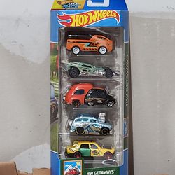 NEW Hot Wheels 5-Car for Kids,  Need gone right away 
