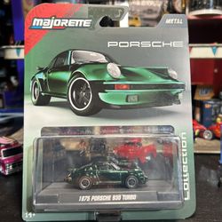 Majorette Porsche 930 Green Chrome 