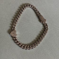 Bracelet 925 Silver And Diamond 