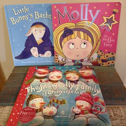 Children Books Lot Of 3 Molly Little Bunny’s Bath Hallmark 