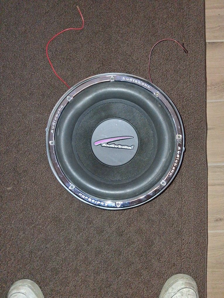 Old School 12" AUDIOBAHN 1000 Watts All Chrome Subwoofer