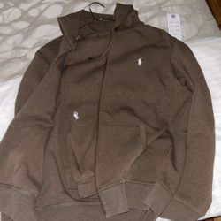 Brown polo sweat suit hot sale