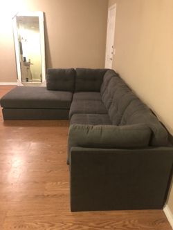 Grey sectional