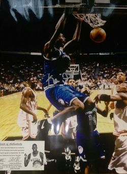 Kevin Garnett autograph poster