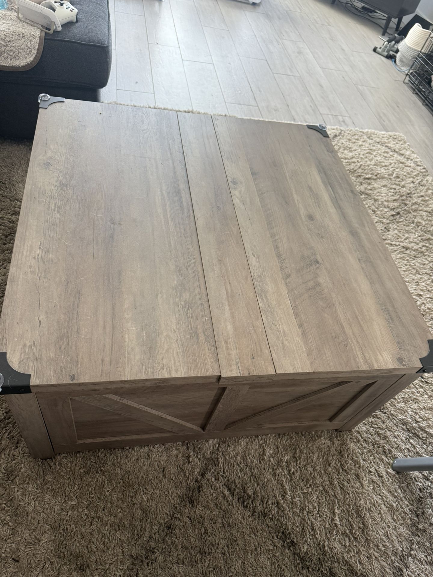 Gray Farmhouse Coffee table