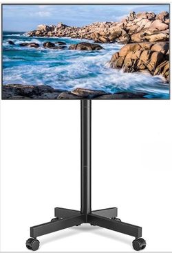Mobile TV Cart Rolling Floor Stand for 23-60”.