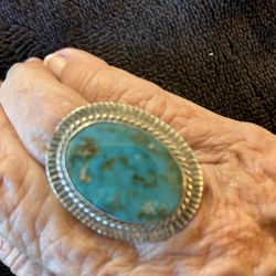 Native American Turquoise Ring From 1922