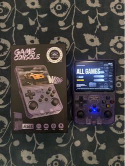 Brand New R36S Portable Handheld 64 GB in Purple