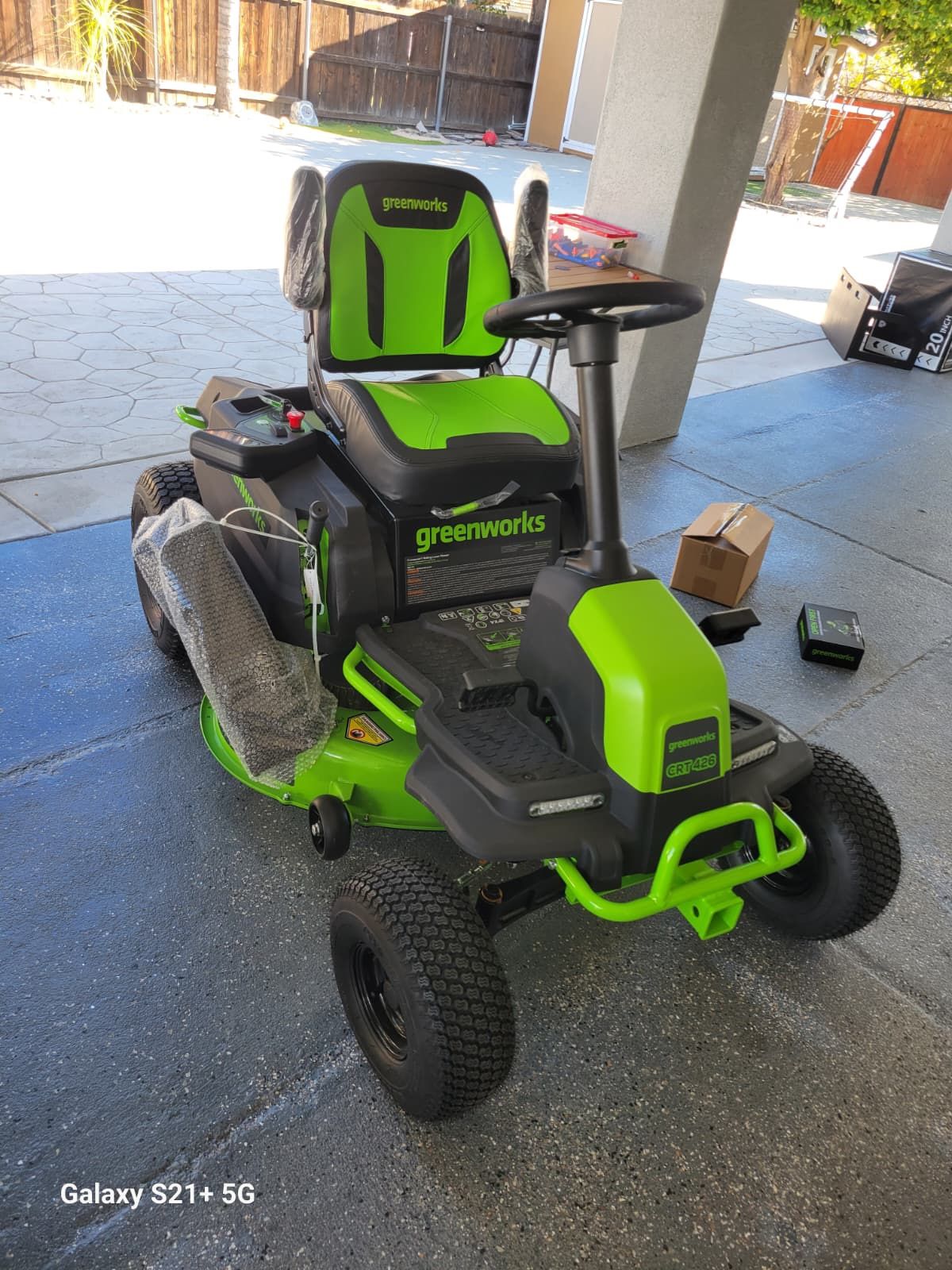 Greenworks 60v Tractor Mower New