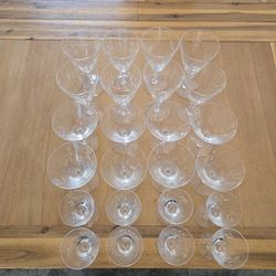 Vintage Fostoria "Sweetheart Rose" crystal glassware