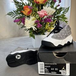Jordan 13 Retro Black White Lilac 5c Baby Toddler