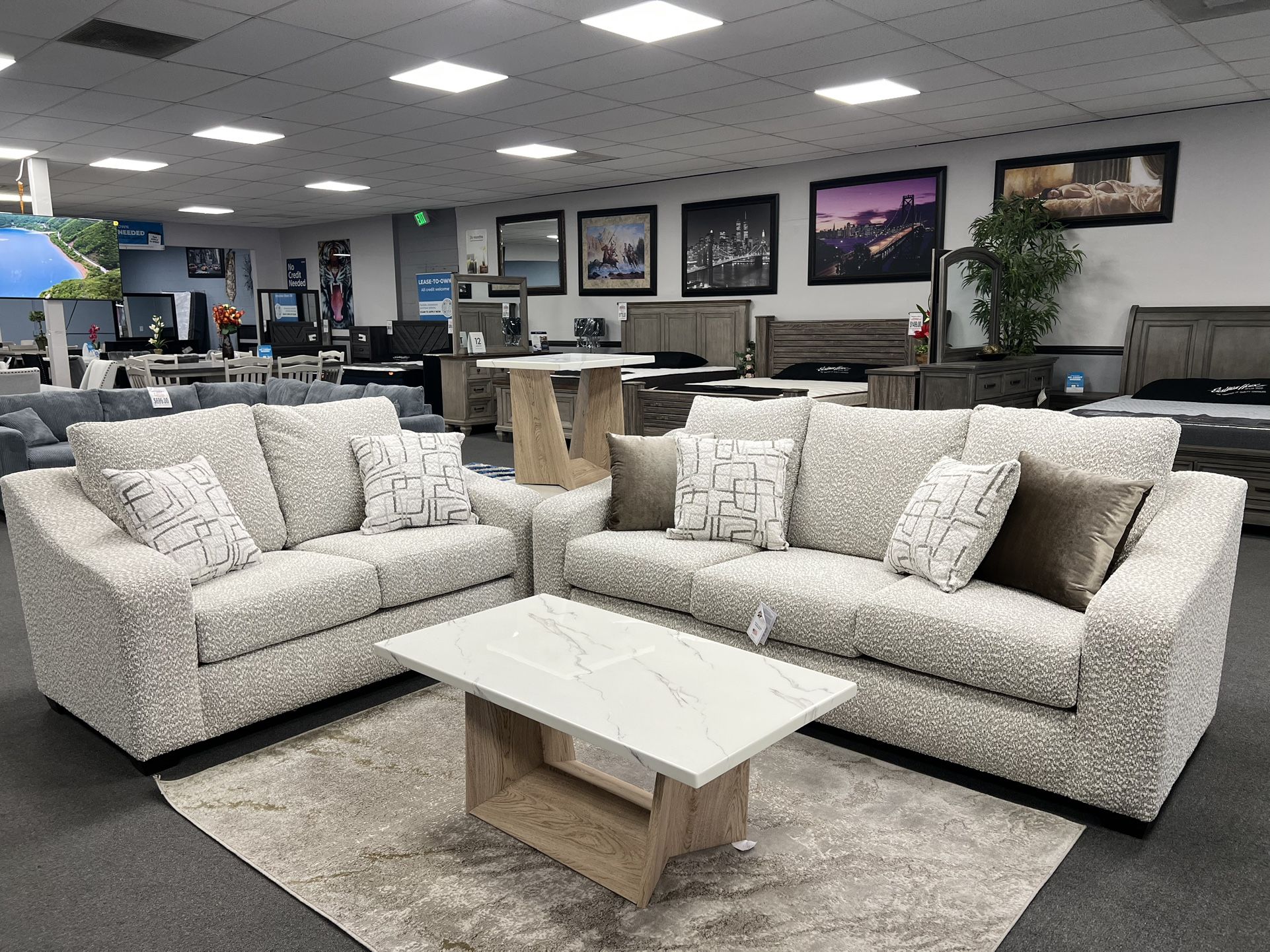 2PC Sofa & Loveseat 🇺🇸American Made🇺🇸