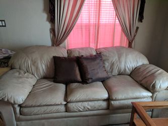 3 piece leather living set