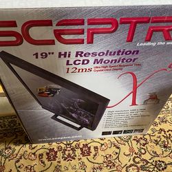 SCEPTRE X9g-Komodo VII Black 19" 12ms LCD Monitor 400-NiB