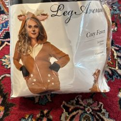 Holiday Christmas Reindeer Fun Zip Up Robe/Costume