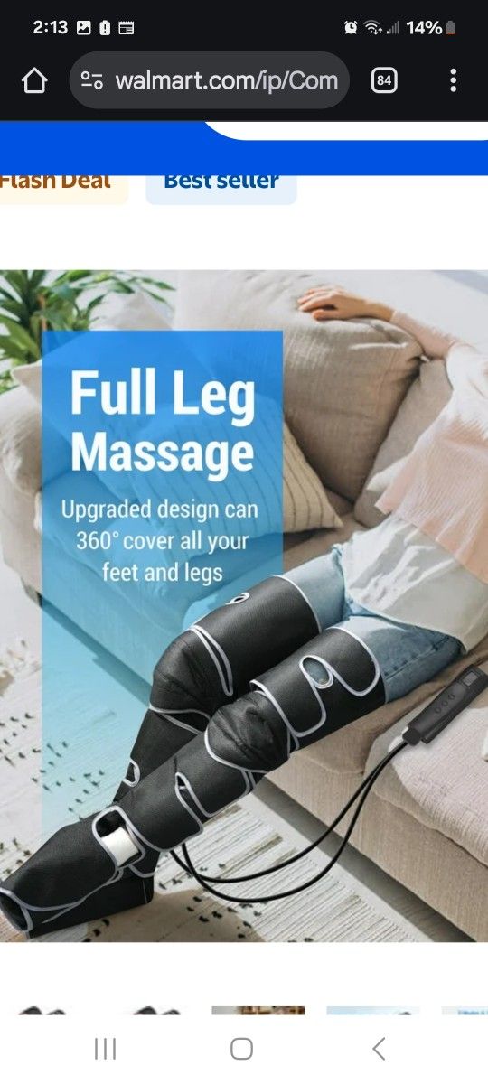Leg Massager With Heat New