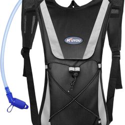 Hydration Pack Lightweight Outdoor Sport Backpack with 2 Liter Water Bladder