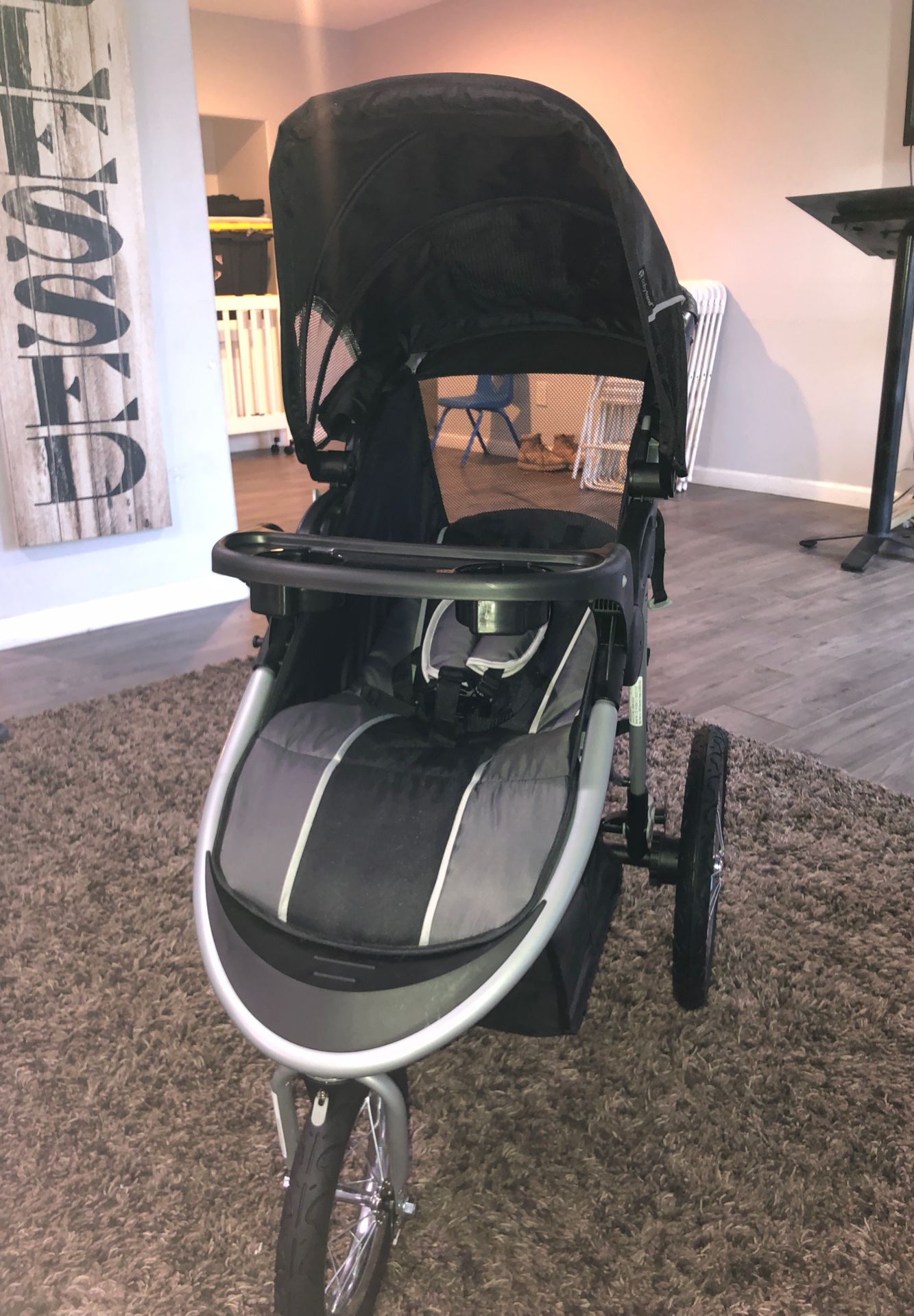 Stroller with car seat ( 3-wheel )