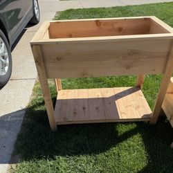Raised Cedar  Planter