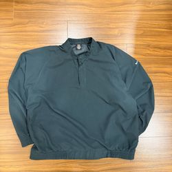 Nike Golf Pullover 1/4 Button Windbreaker Jacket Mens  Medium