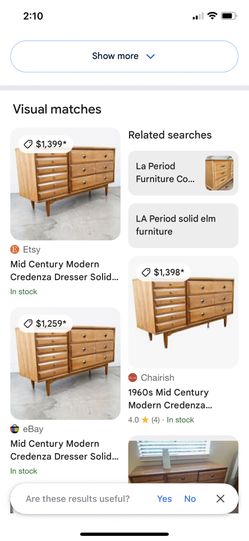 Mid Century Modern Credenza Dressers