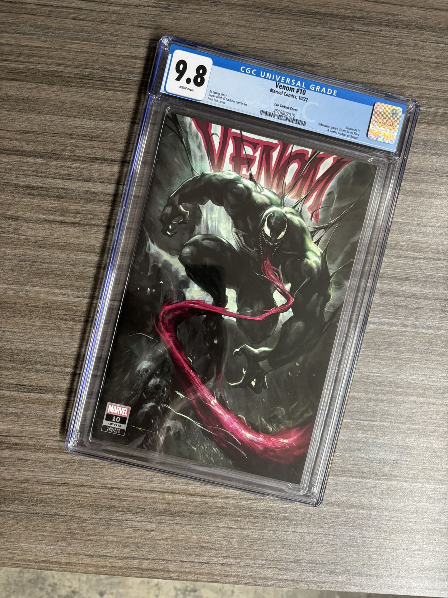 Venom #10 Tao Trade Edition CGC 9.8 Mint Comic