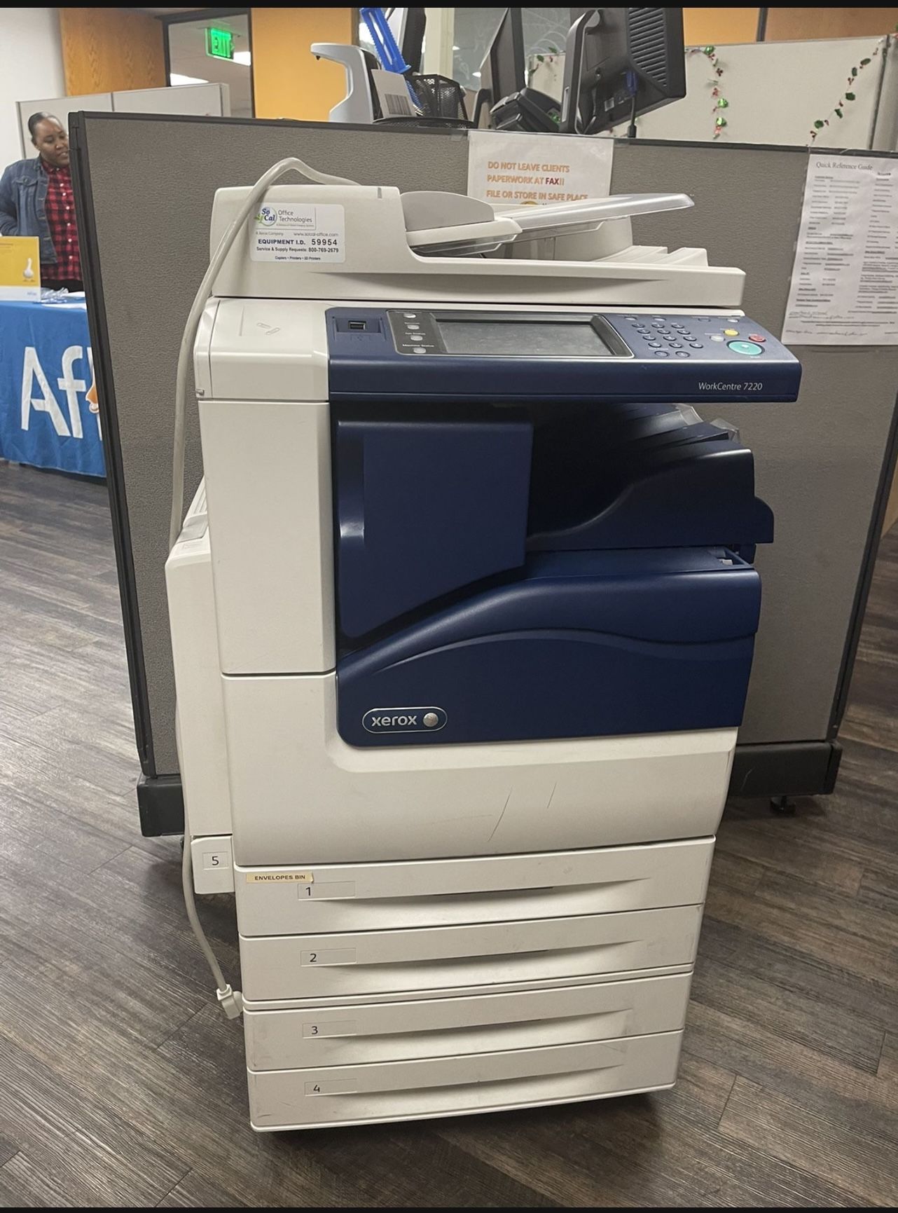 Xerox Printer with New Toners/Fuser
