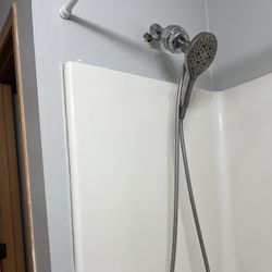 Magnetic detachable shower head w/ water filter available the beginning of September