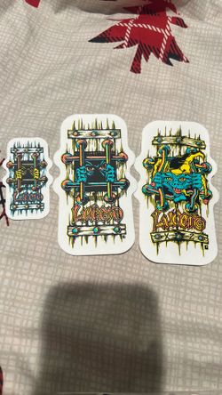 John Lucero stickers.