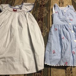 Boutique girls 4t Dresses Lot of two. Great for Easter