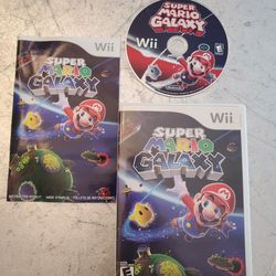 Wii Super Mario Galaxy Nintendo Wii video game  like new condition