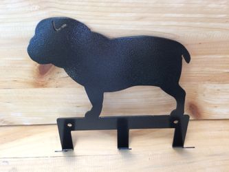 Bull Dog Leash Holder