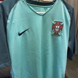 Mens Nike Portugal Soccer Jersey 