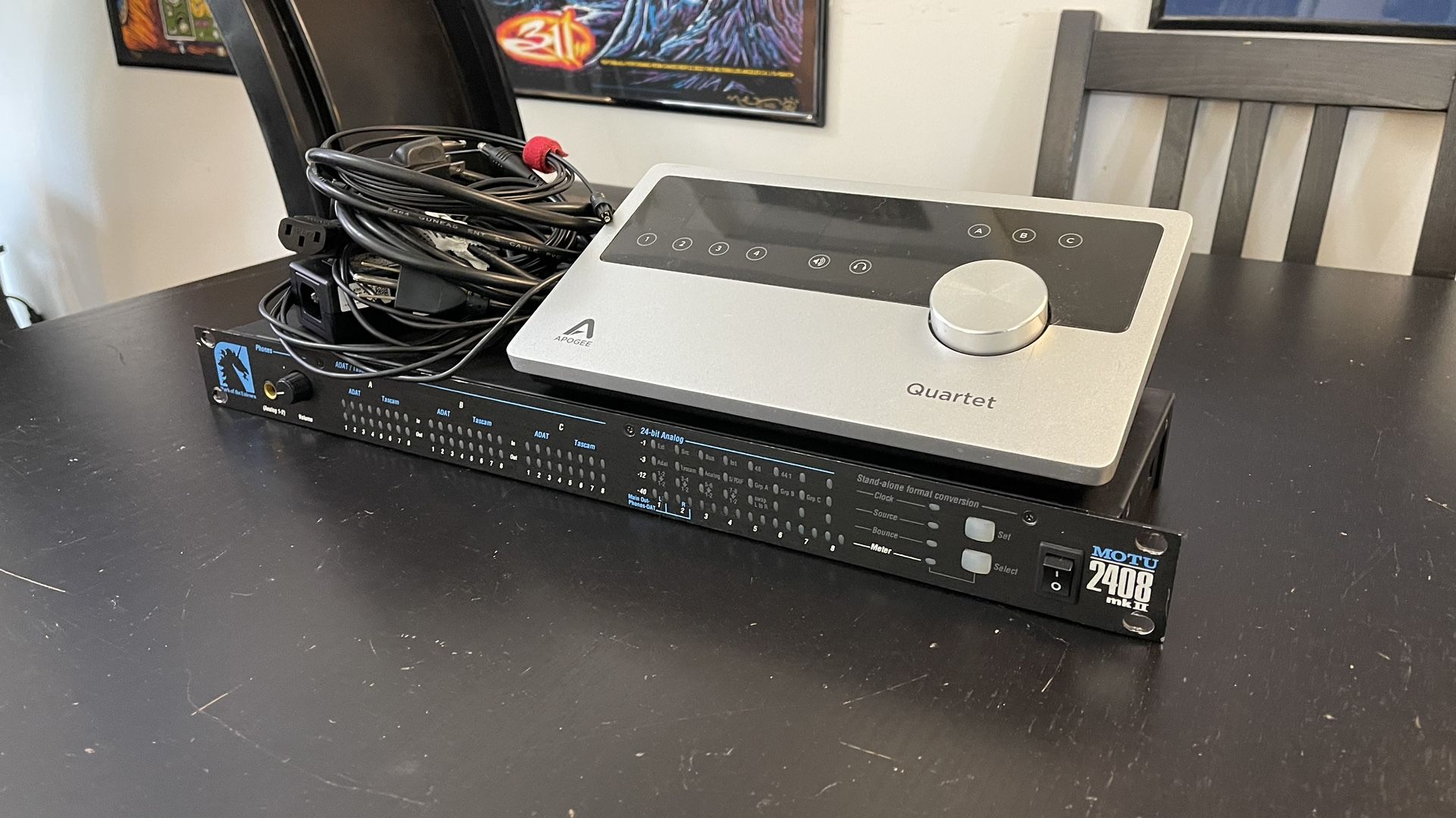 Apogee Quartet with MOTU ADAT Expander - 12 inputs, 6 outputs (for Mac) USB