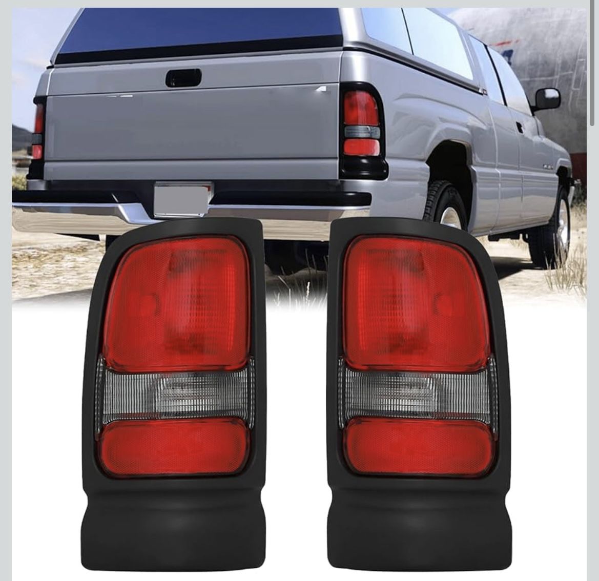 Tail Light Assembly Compatible With 1 Dodge Ram 1 3500 Driver and Passenger Side Rear Brake Lamps 🆕✅•Retails $48.88