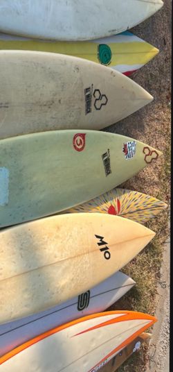 Surfboards Galore They Range From $50 To $125