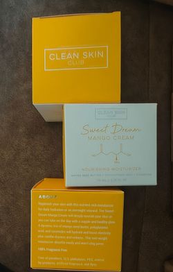 3-Clean Skin Club Sweet Dream Mango Cream Moisturizer
