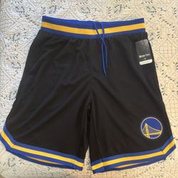 Warriors Basketball shorts NEW Large