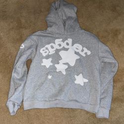 Grey Spider Hoodie