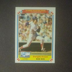 Topps 1983 Drakes Big Hitters Dwight Evans Boston Red Sox #7 Special Baseball Card Vintage Collectible Sports Trading MLB Series Of 33 Major League