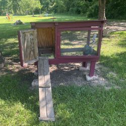 Wooden Rabbit Cage