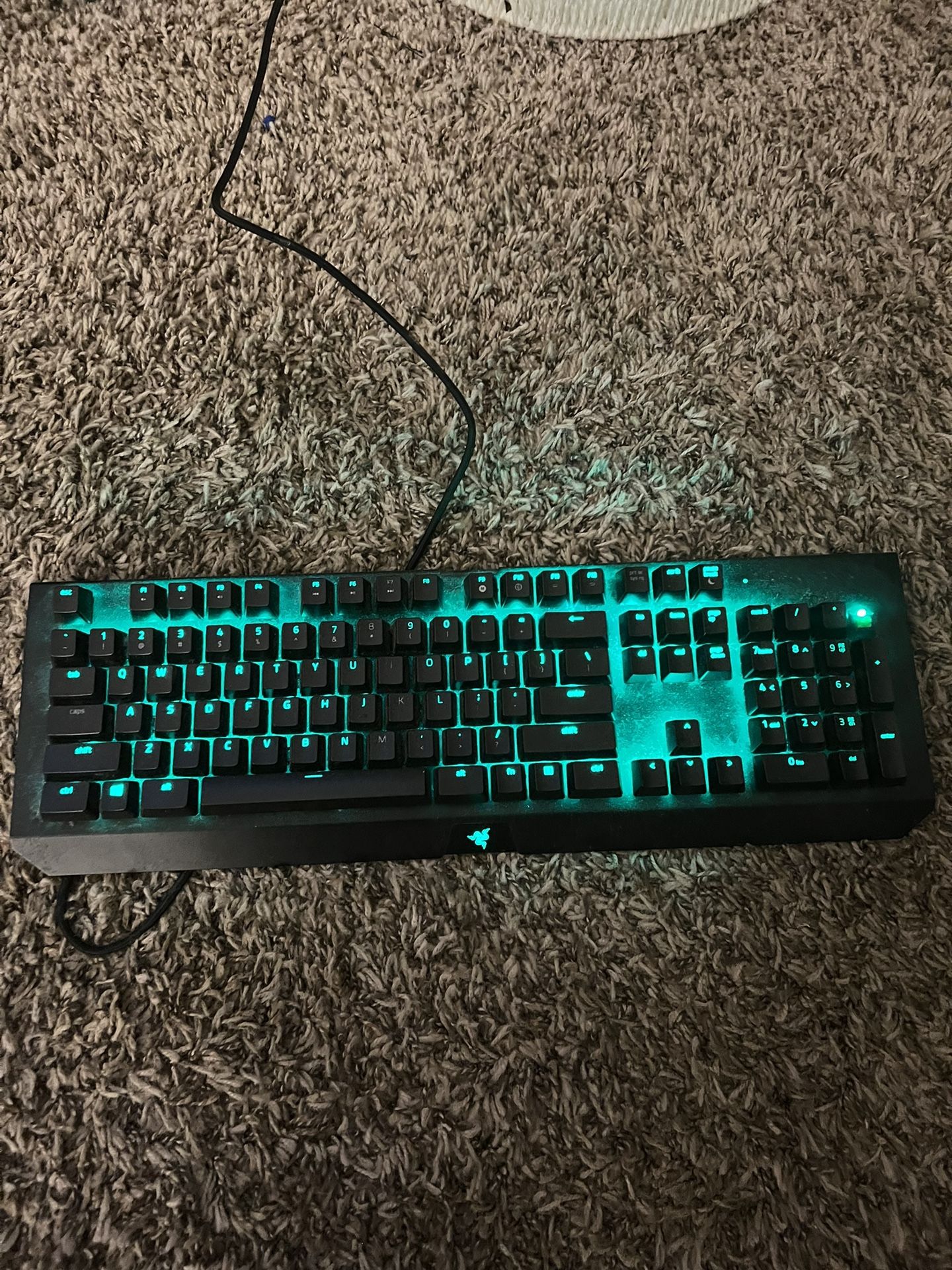 Razer RZ03-0176 BlackWidow X Chroma Green Switch RGB Mechanical Gaming Keyboard