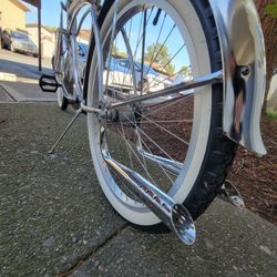 26 inch Firmstrong Chrome BEACH CRUISER