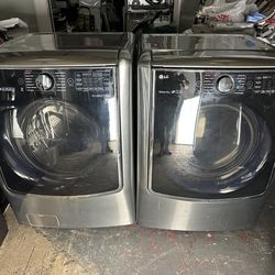 Washer and dryer set LG - Mega capacity