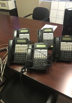 5 line Iwatsu business phones