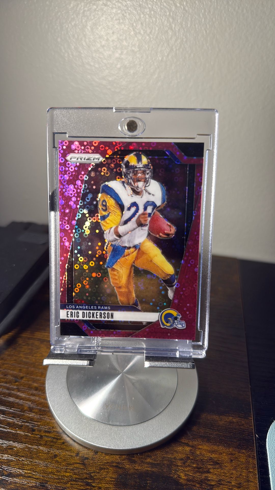 2024 Eric Dickerson Prizm Pink Disco Rams To / 25