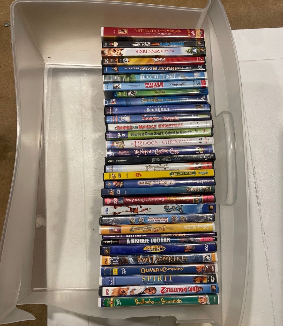 Lot of kids Disney ect. 30 dvd’s