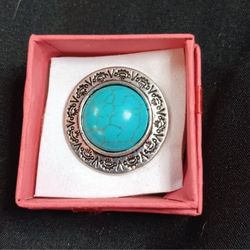 Paparazzi Adjustable Torqoise Ring