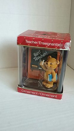 American Gretings Christmas ornament 2007 Best Teacher
